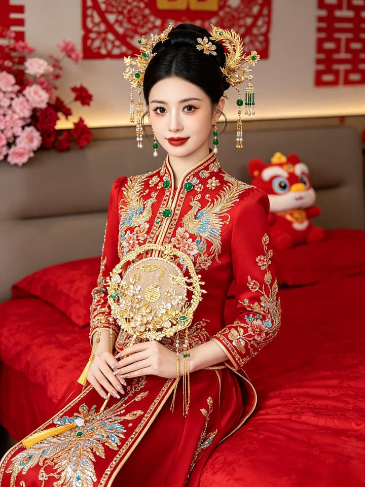 中式秀禾妆造客片